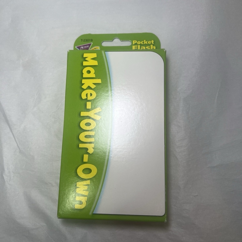 TREND Make-Your-Own Pocket Flash Cards